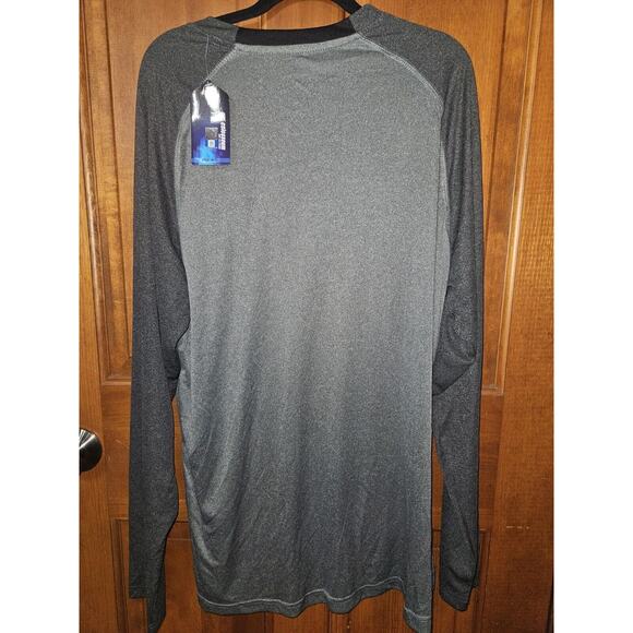 Missouri Tigers Mizzou Shirt Mens XXL Athletic Cut Long Sleeve Gray - Picture 2 of 3